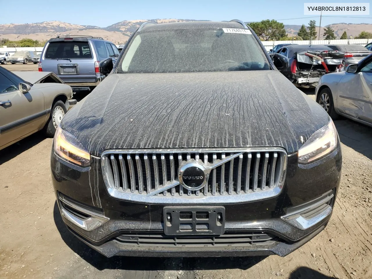 2022 Volvo Xc90 T8 Recharge Inscription VIN: YV4BR0CL8N1812813 Lot: 71768014