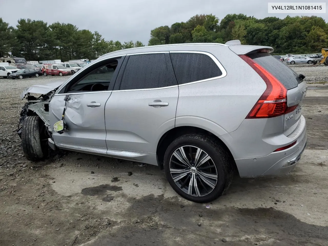 2022 Volvo Xc60 B5 Inscription VIN: YV4L12RL1N1081415 Lot: 72995124