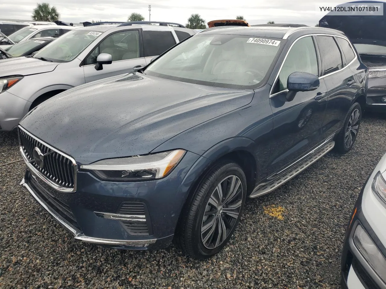 2022 Volvo Xc60 B5 Inscription VIN: YV4L12DL3N1071881 Lot: 74090974