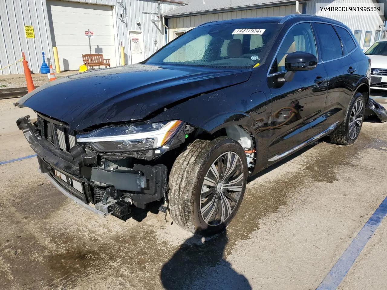 2022 Volvo Xc60 T8 Recharge Inscription VIN: YV4BR0DL9N1995539 Lot: 74317924