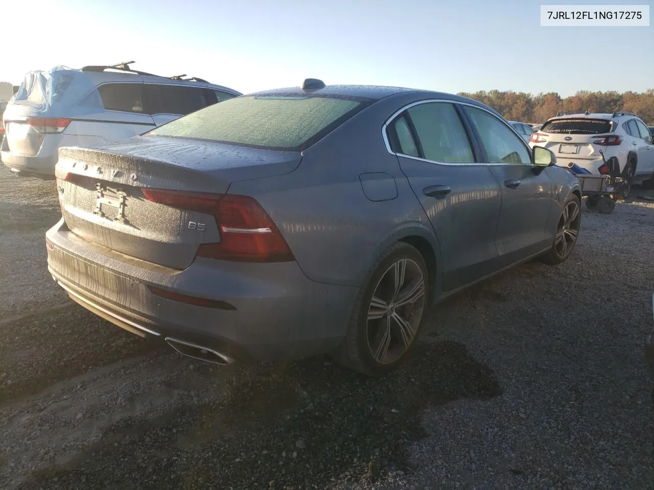 2022 Volvo S60 B5 Inscription VIN: 7JRL12FL1NG17275 Lot: 76859254