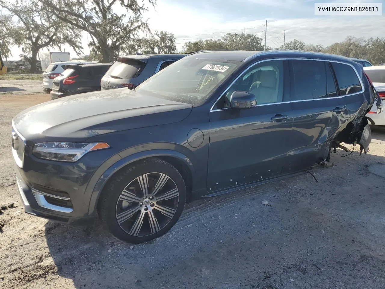 2022 Volvo Xc90 T8 Recharge Inscription Express VIN: YV4H60CZ9N1826811 Lot: 77001934