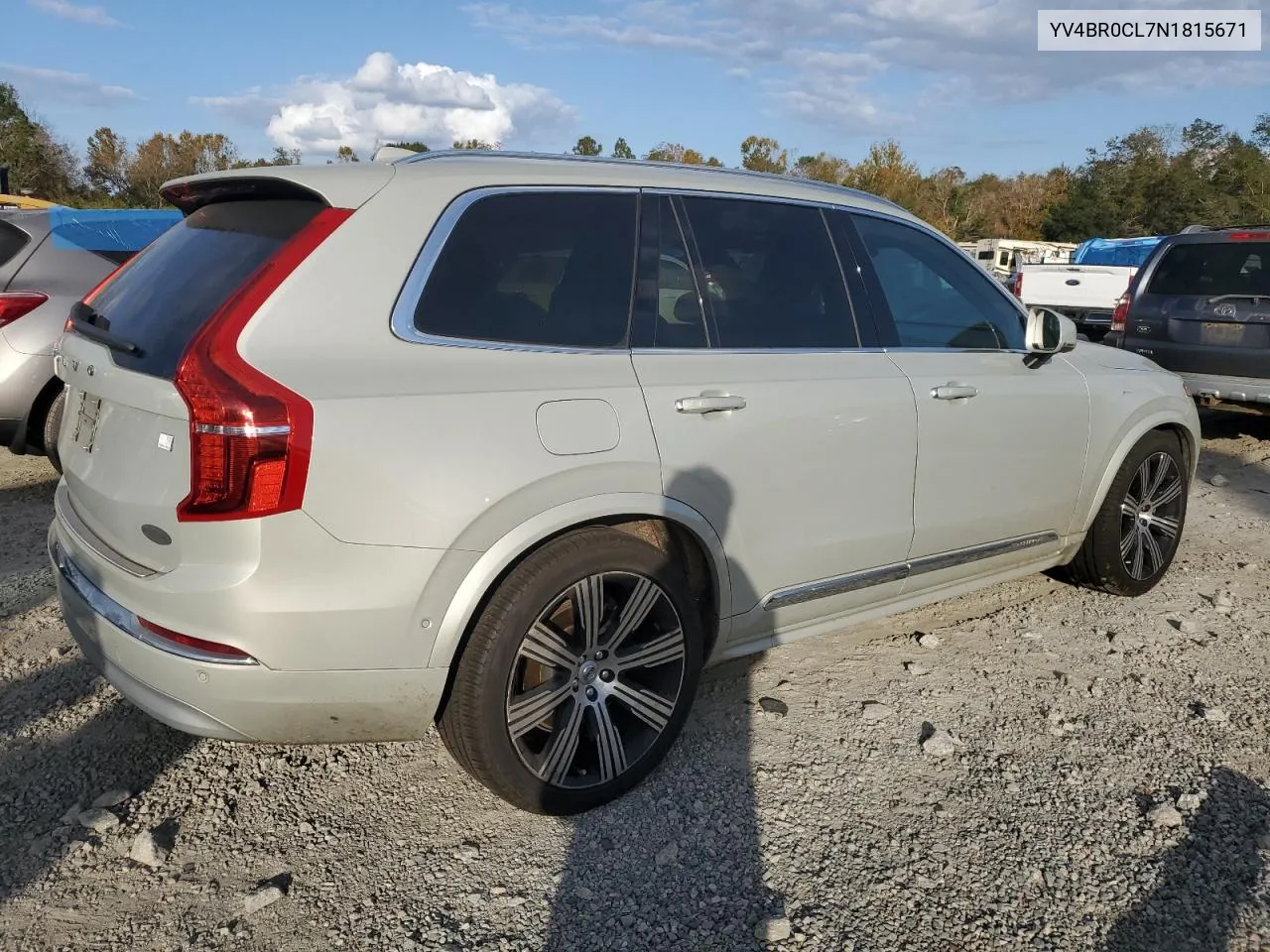 2022 Volvo Xc90 T8 Recharge Inscription VIN: YV4BR0CL7N1815671 Lot: 77296944