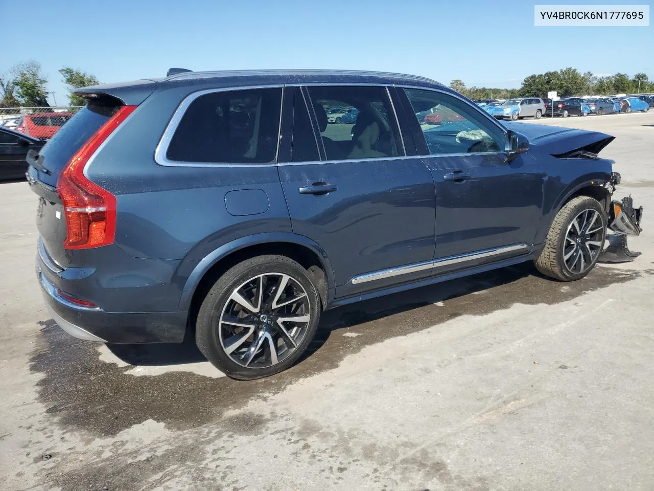 2022 Volvo Xc90 T8 Recharge Inscription Express VIN: YV4BR0CK6N1777695 Lot: 77629964