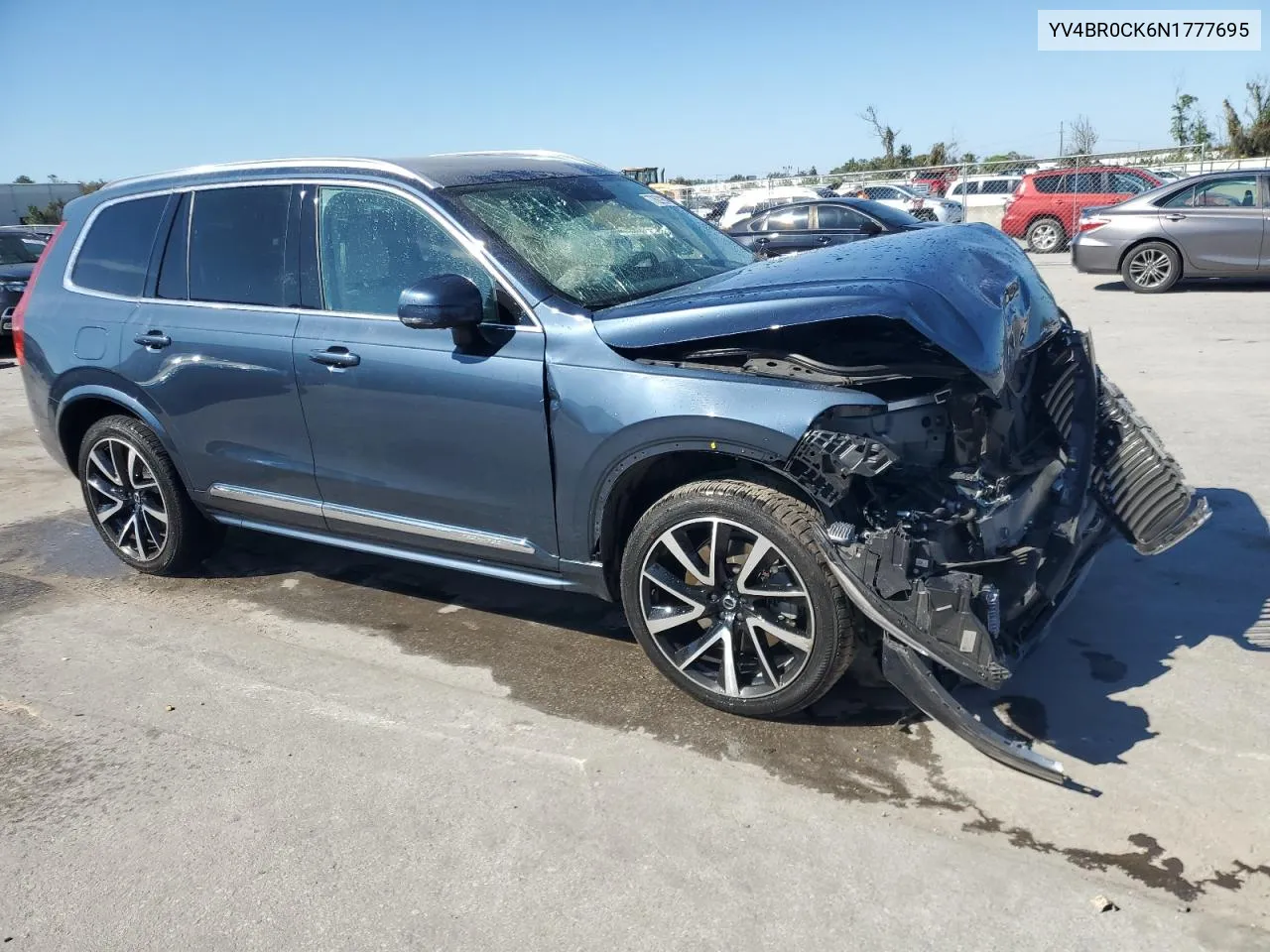 2022 Volvo Xc90 T8 Recharge Inscription Express VIN: YV4BR0CK6N1777695 Lot: 77629964