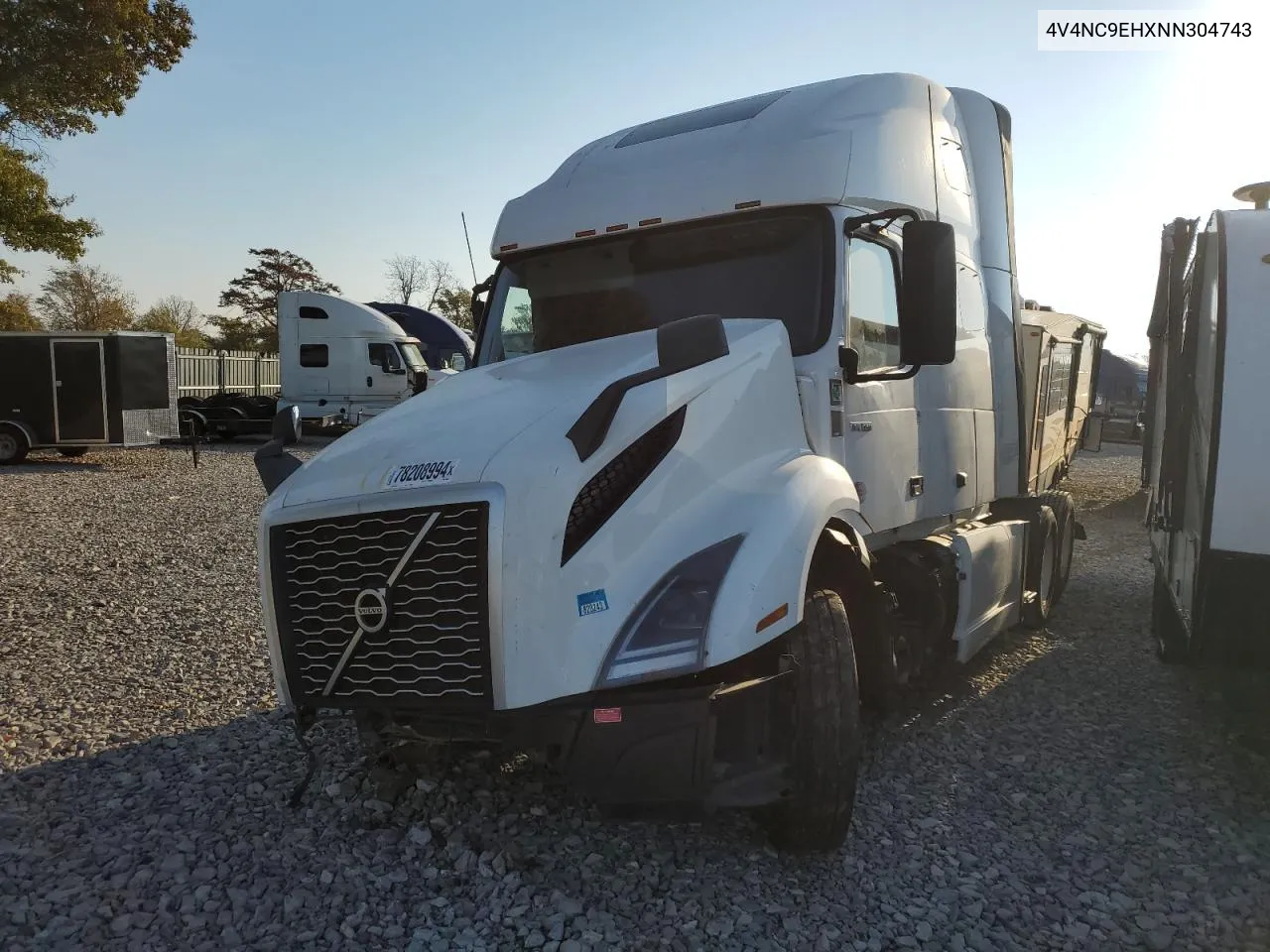 2022 Volvo Vn Vnl VIN: 4V4NC9EHXNN304743 Lot: 78208994