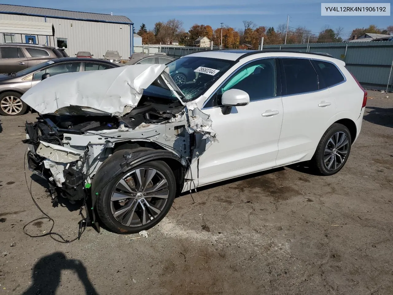 YV4L12RK4N1906192 2022 Volvo Xc60 B5 Momentum