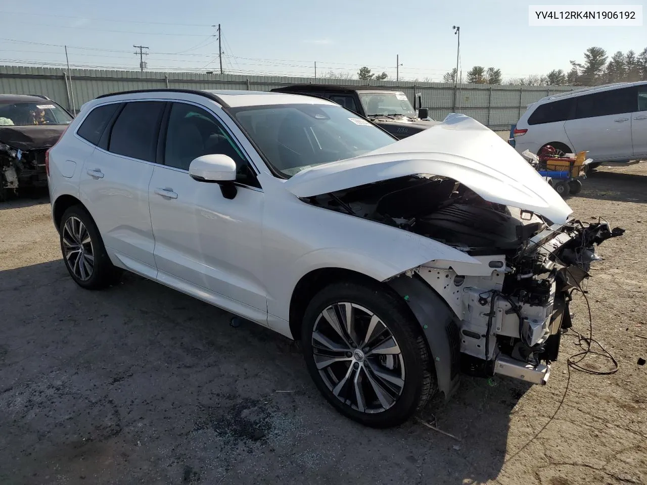 YV4L12RK4N1906192 2022 Volvo Xc60 B5 Momentum