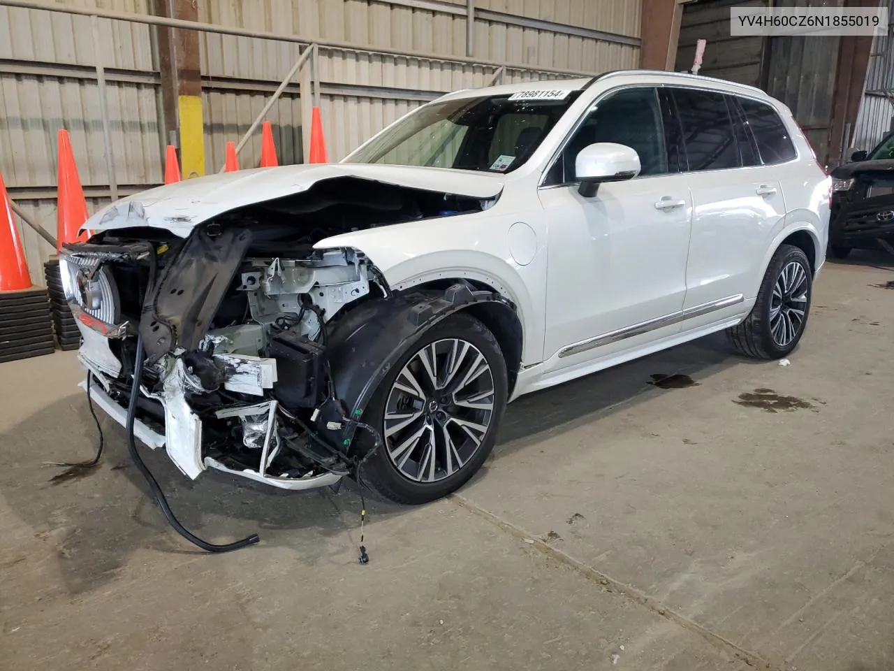 2022 Volvo Xc90 T8 Recharge Inscription Express VIN: YV4H60CZ6N1855019 Lot: 78981154