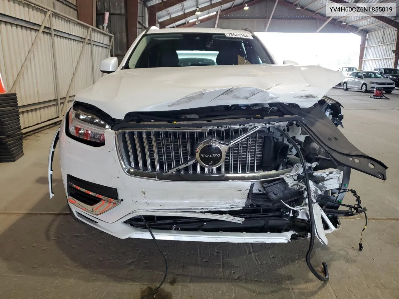 2022 Volvo Xc90 T8 Recharge Inscription Express VIN: YV4H60CZ6N1855019 Lot: 78981154