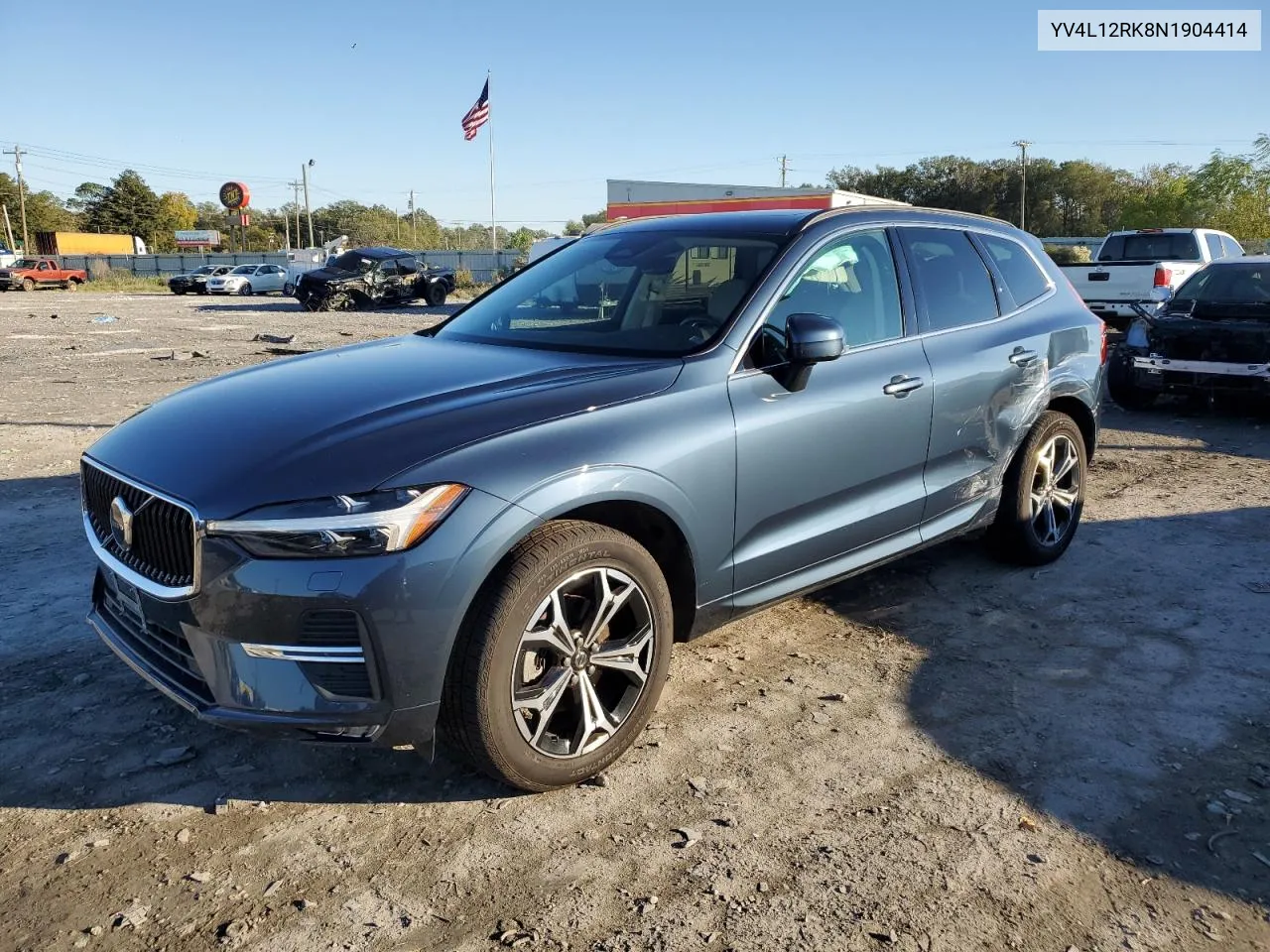 2022 Volvo Xc60 B5 Momentum VIN: YV4L12RK8N1904414 Lot: 80715304