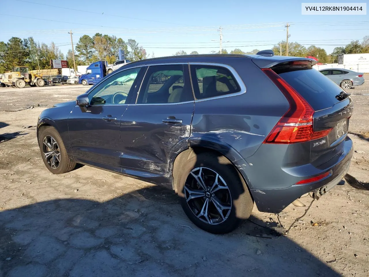 2022 Volvo Xc60 B5 Momentum VIN: YV4L12RK8N1904414 Lot: 80715304