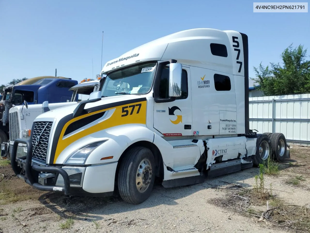 2023 Volvo Vn Vnl VIN: 4V4NC9EH2PN621791 Lot: 61132434