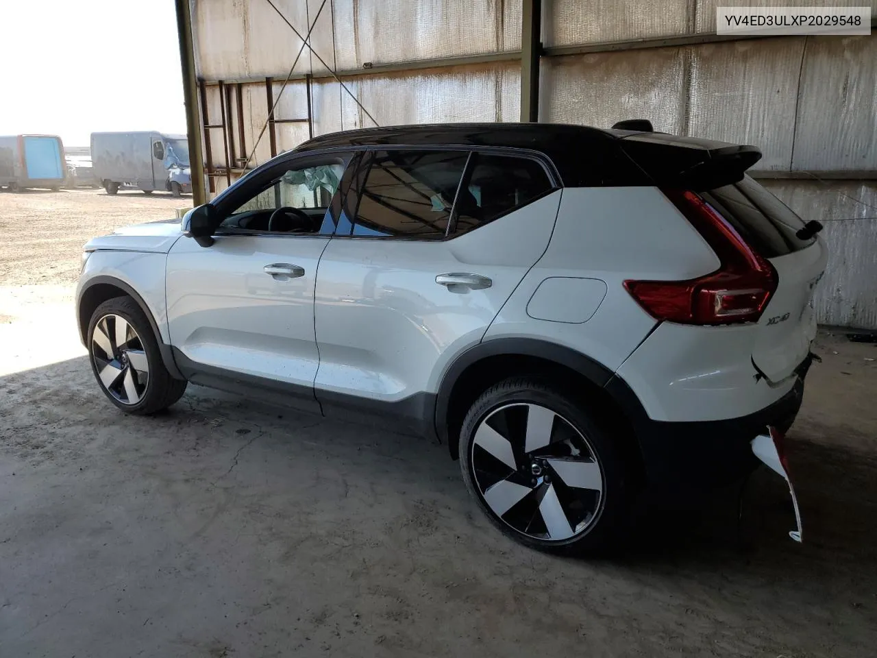 2023 Volvo Xc40 Recharge Plus VIN: YV4ED3ULXP2029548 Lot: 67822234