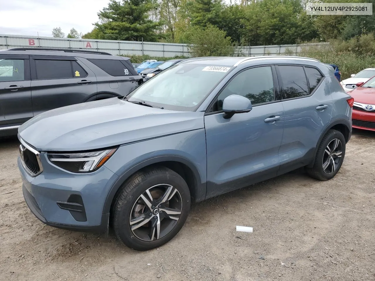 2023 Volvo Xc40 Core VIN: YV4L12UV4P2925081 Lot: 73366874