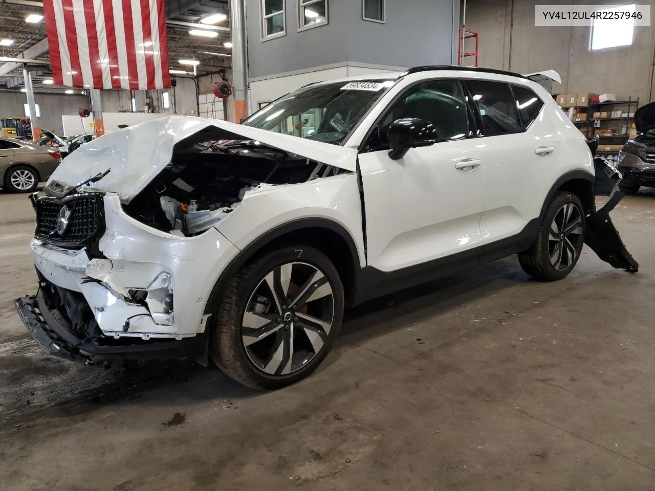 2024 Volvo Xc40 Plus VIN: YV4L12UL4R2257946 Lot: 59834534