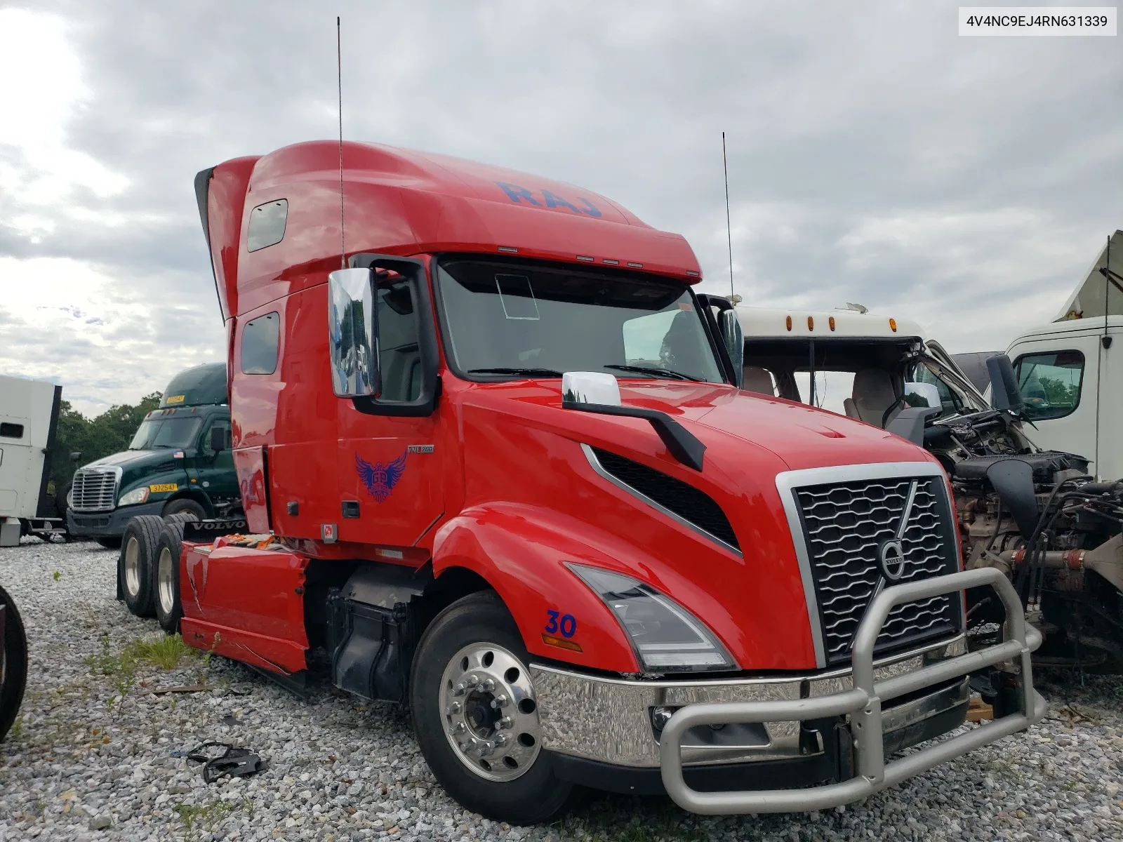 2024 Volvo Vn Vnl VIN: 4V4NC9EJ4RN631339 Lot: 61105324