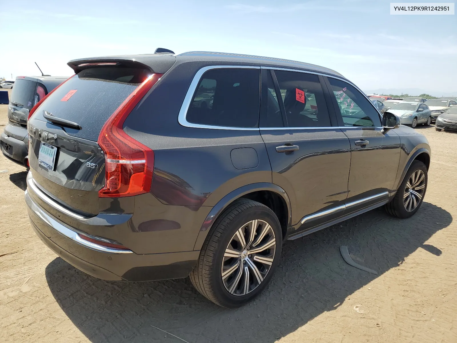 2024 Volvo Xc90 Core VIN: YV4L12PK9R1242951 Lot: 65706384