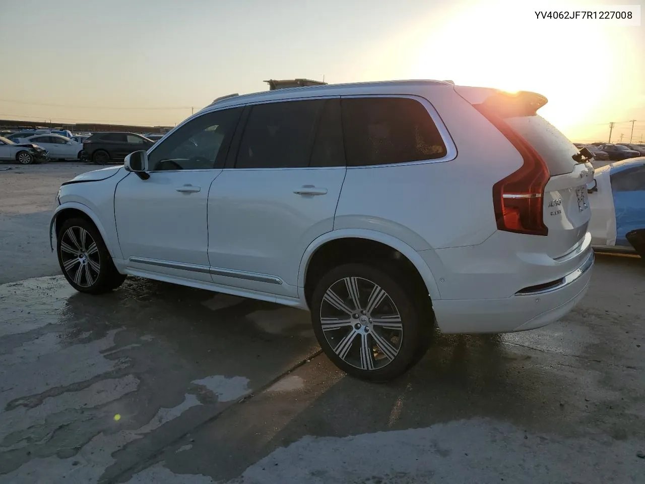 2024 Volvo Xc90 Ultimate VIN: YV4062JF7R1227008 Lot: 75428334