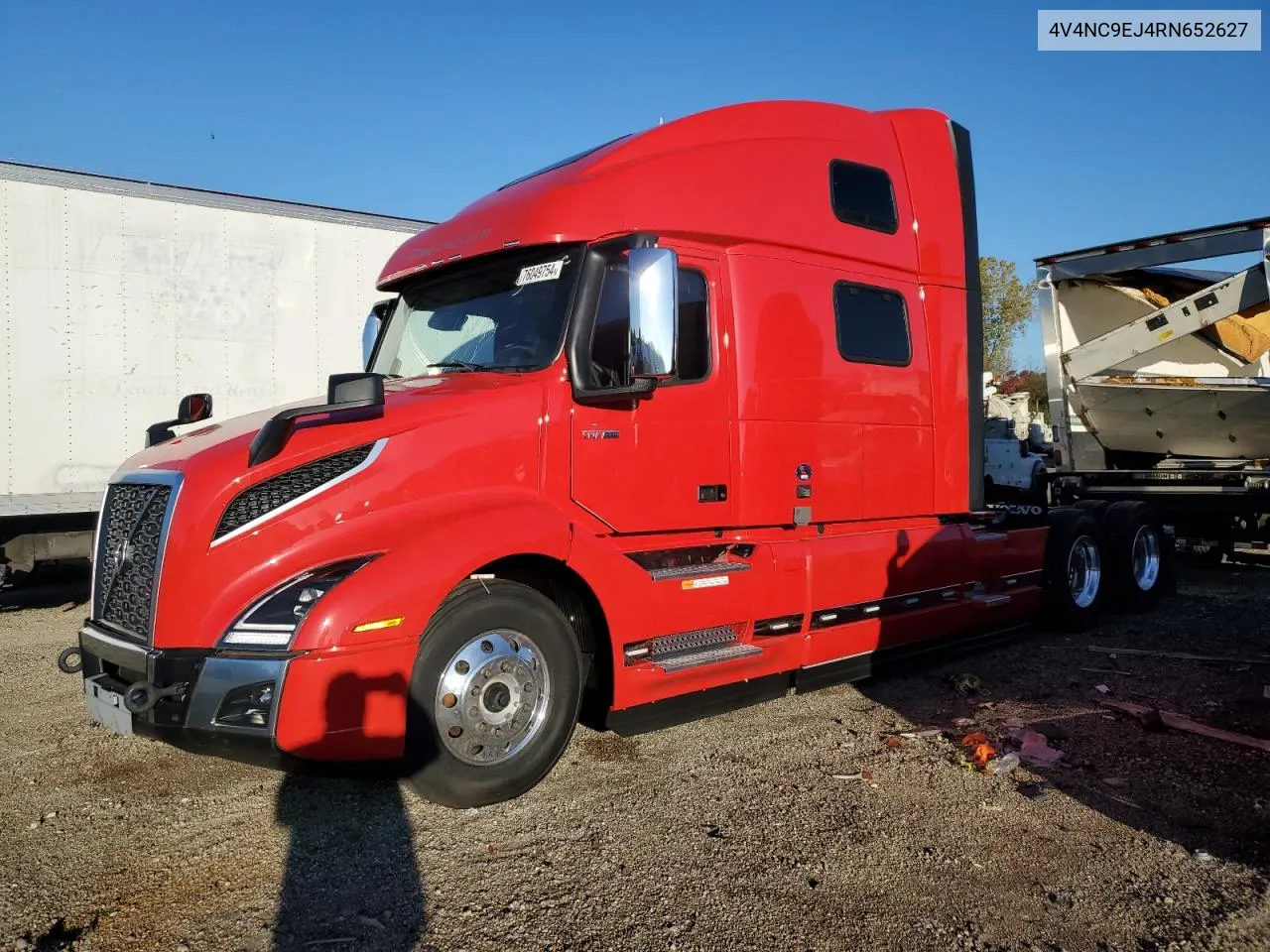 2024 Volvo Vn Vnl VIN: 4V4NC9EJ4RN652627 Lot: 76049754