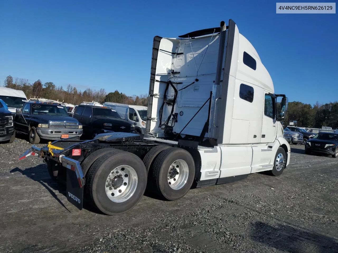 2024 Volvo Vn Vnl VIN: 4V4NC9EH5RN626129 Lot: 80823494