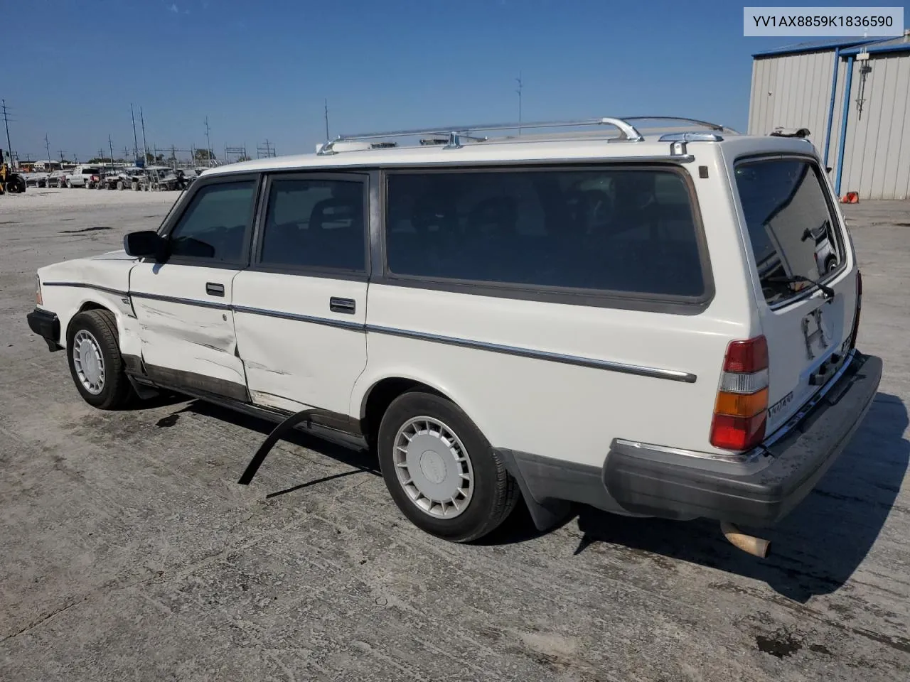 1989 Volvo 245 Dl VIN: YV1AX8859K1836590 Lot: 77685234