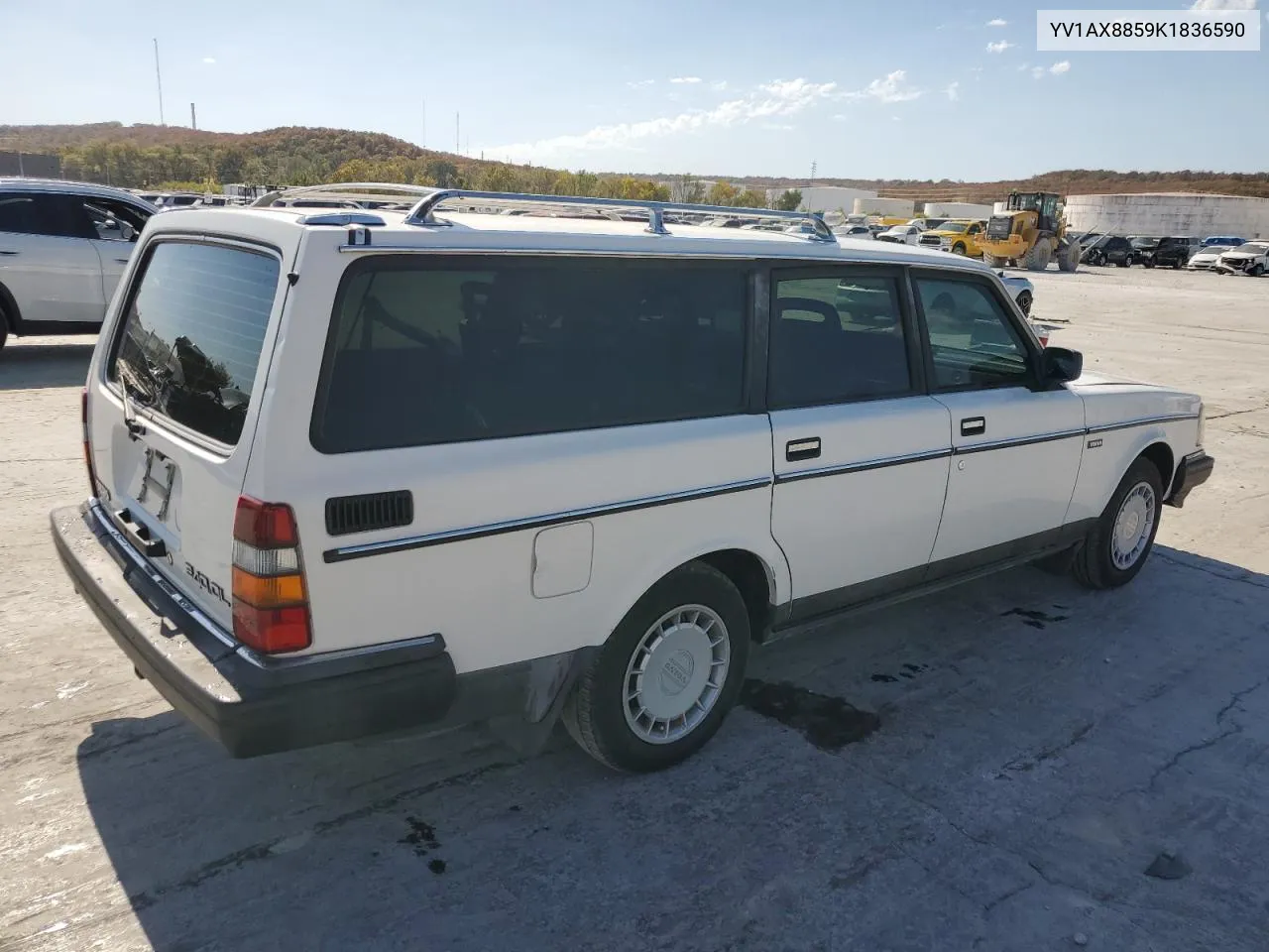 1989 Volvo 245 Dl VIN: YV1AX8859K1836590 Lot: 77685234