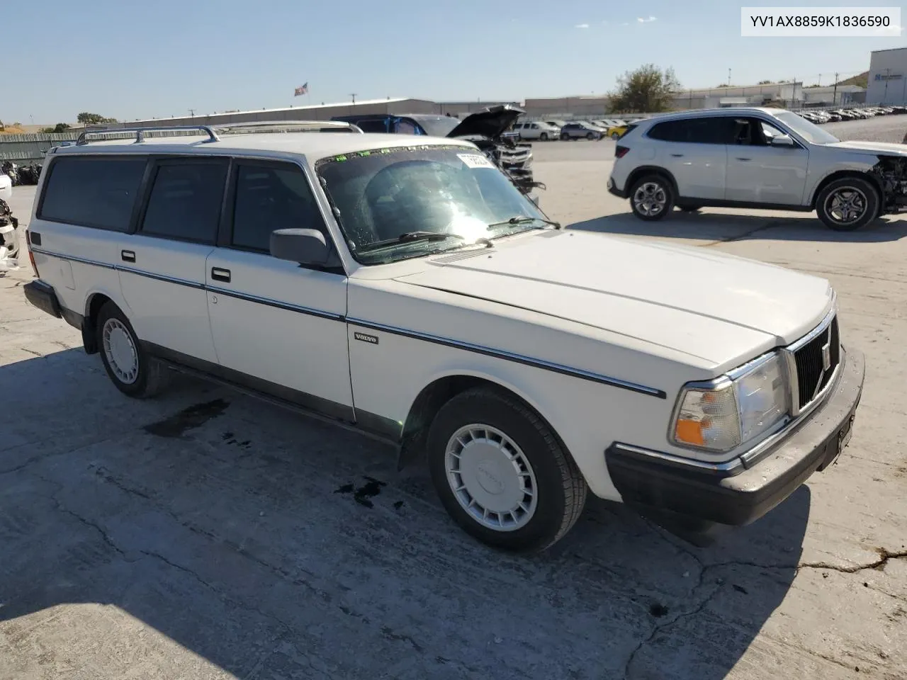 1989 Volvo 245 Dl VIN: YV1AX8859K1836590 Lot: 77685234