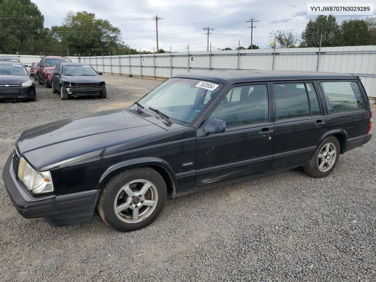 1992 Volvo 940 Base VIN: YV1JW8707N3029289 Lot: 75020654