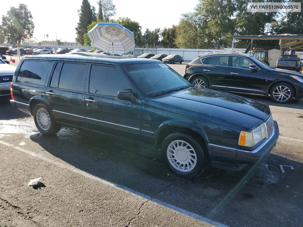 1992 Volvo 960 VIN: YV1KW9510N0005570 Lot: 70897964