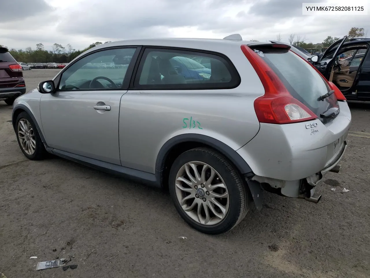 2008 Volvo C30 T5 VIN: YV1MK672582081125 Lot: 74664184