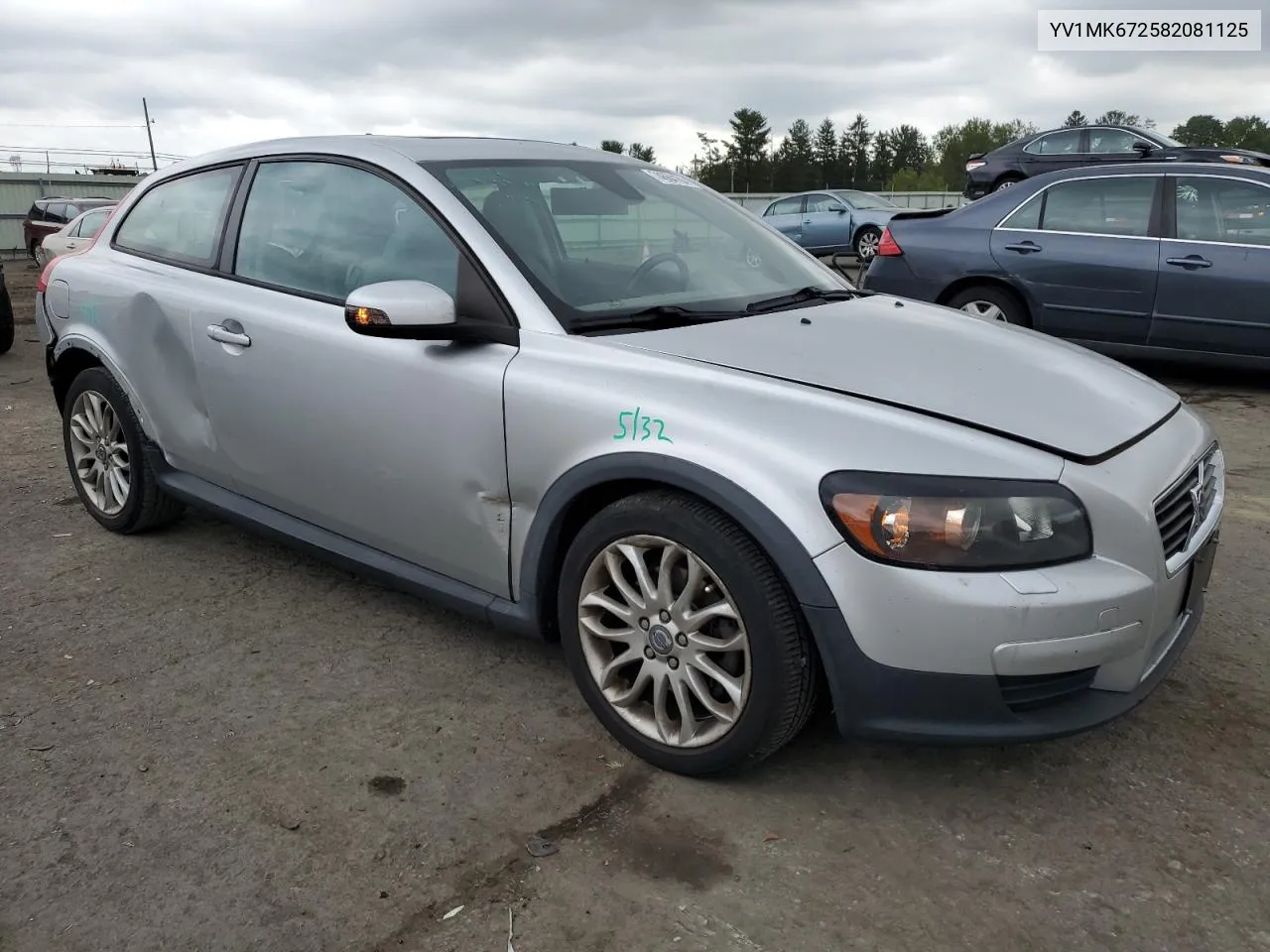 2008 Volvo C30 T5 VIN: YV1MK672582081125 Lot: 74664184