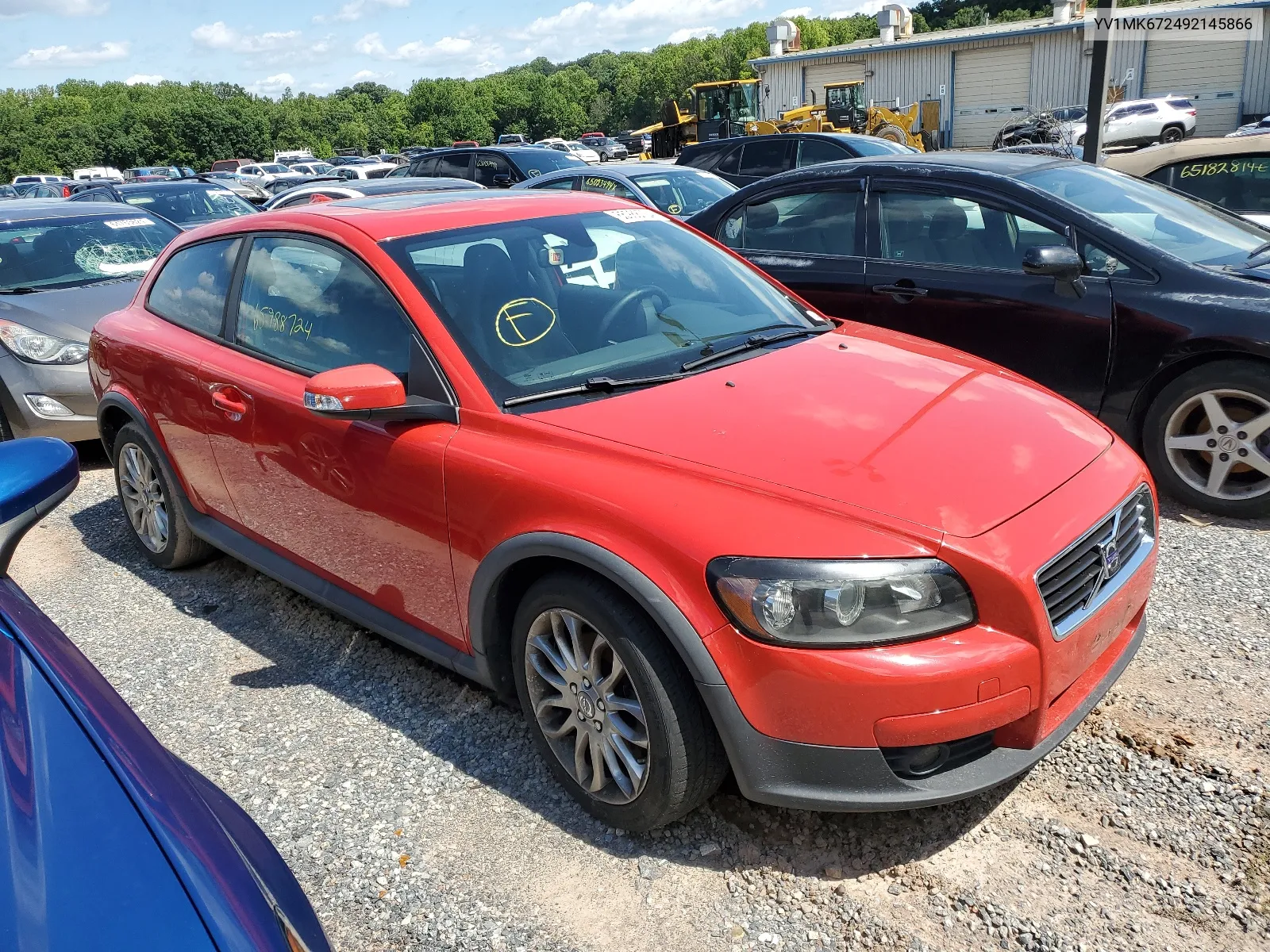 2009 Volvo C30 T5 VIN: YV1MK672492145866 Lot: 65988724