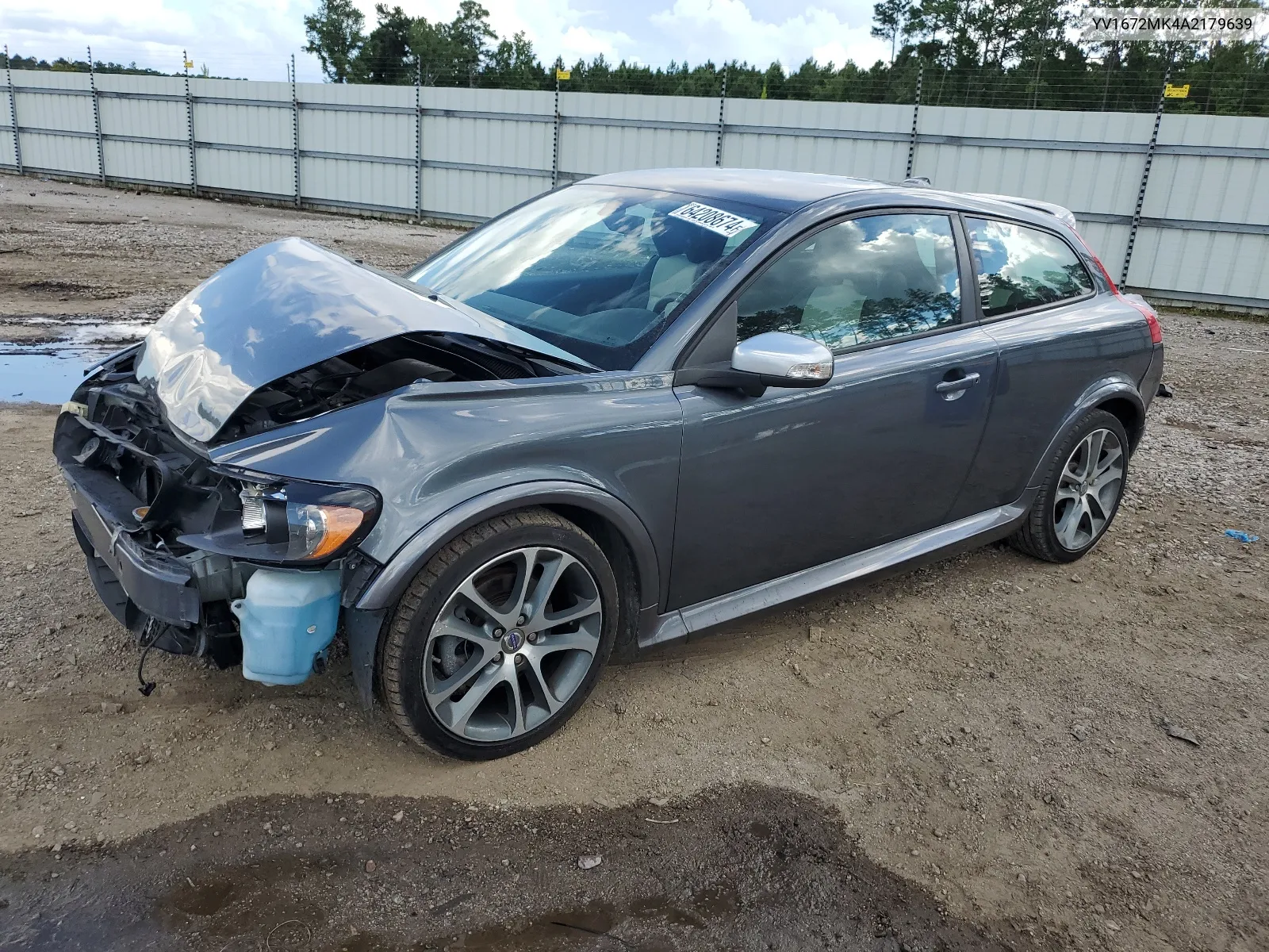 YV1672MK4A2179639 2010 Volvo C30 T5