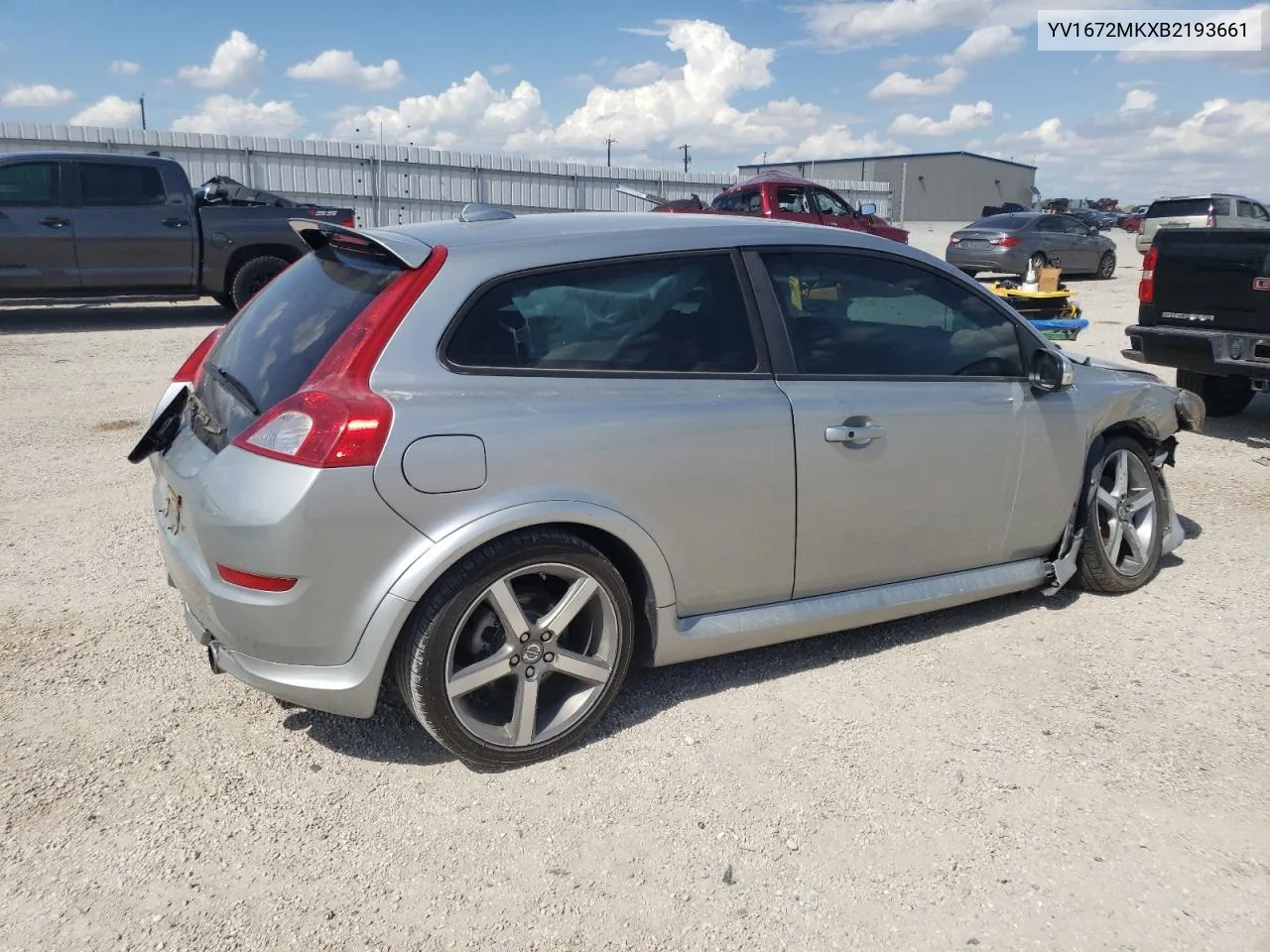 2011 Volvo C30 T5 VIN: YV1672MKXB2193661 Lot: 69878964