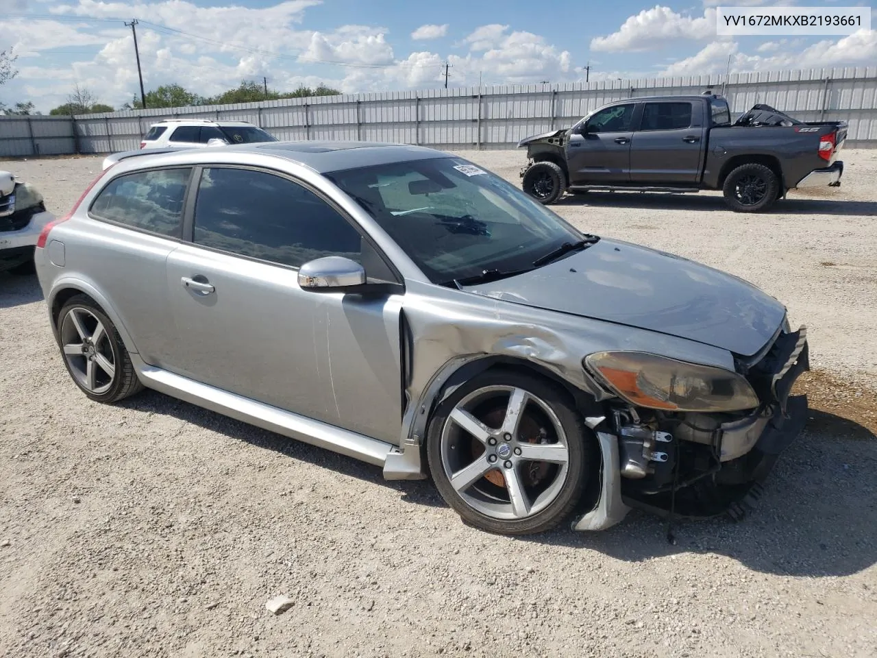 2011 Volvo C30 T5 VIN: YV1672MKXB2193661 Lot: 69878964