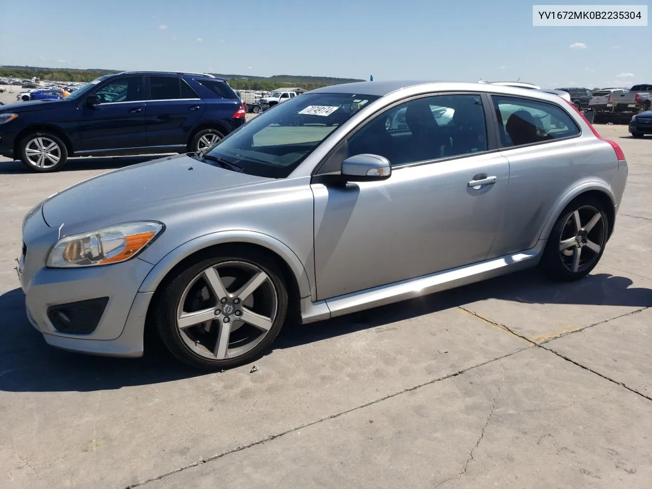 2011 Volvo C30 T5 VIN: YV1672MK0B2235304 Lot: 70749174