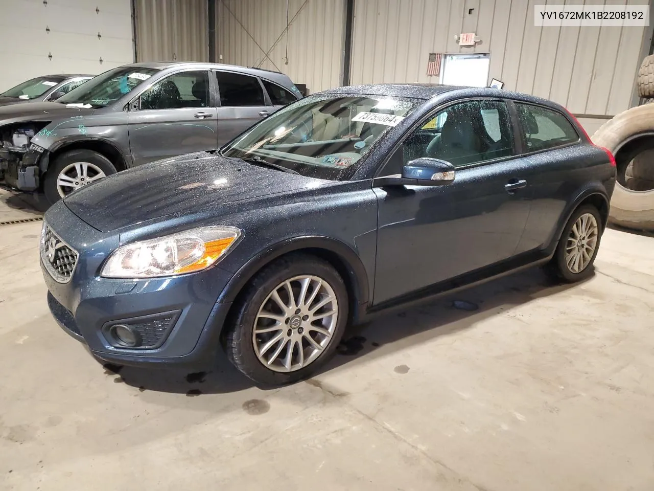 2011 Volvo C30 T5 VIN: YV1672MK1B2208192 Lot: 73759864