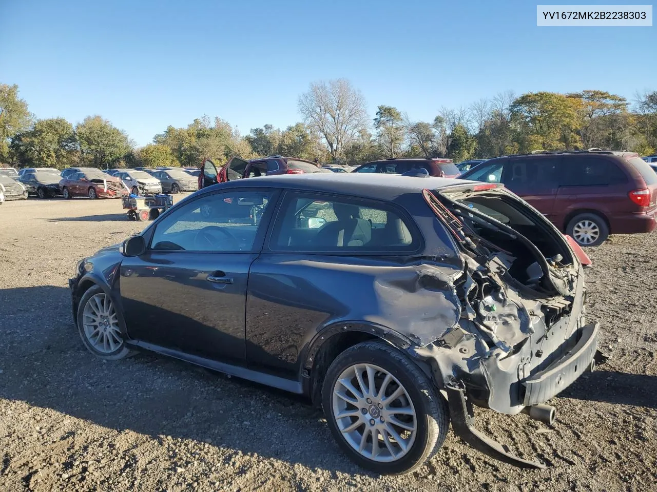 2011 Volvo C30 T5 VIN: YV1672MK2B2238303 Lot: 76824794