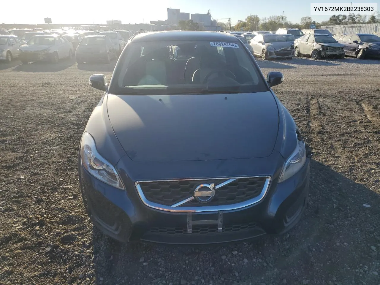 2011 Volvo C30 T5 VIN: YV1672MK2B2238303 Lot: 76824794