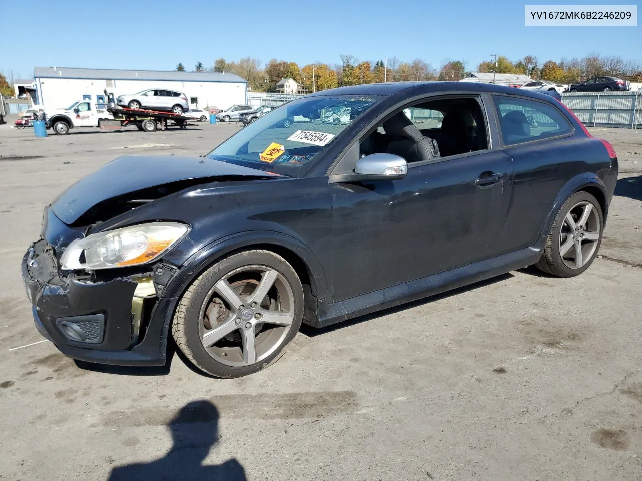 YV1672MK6B2246209 2011 Volvo C30 T5