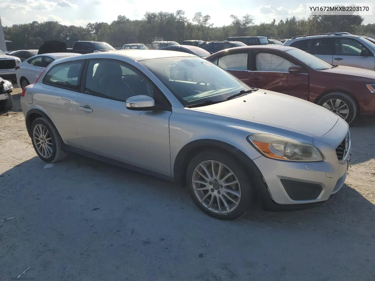 2011 Volvo C30 T5 VIN: YV1672MKXB2203170 Lot: 77627224