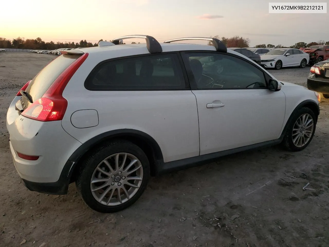 YV1672MK9B2212121 2011 Volvo C30 T5