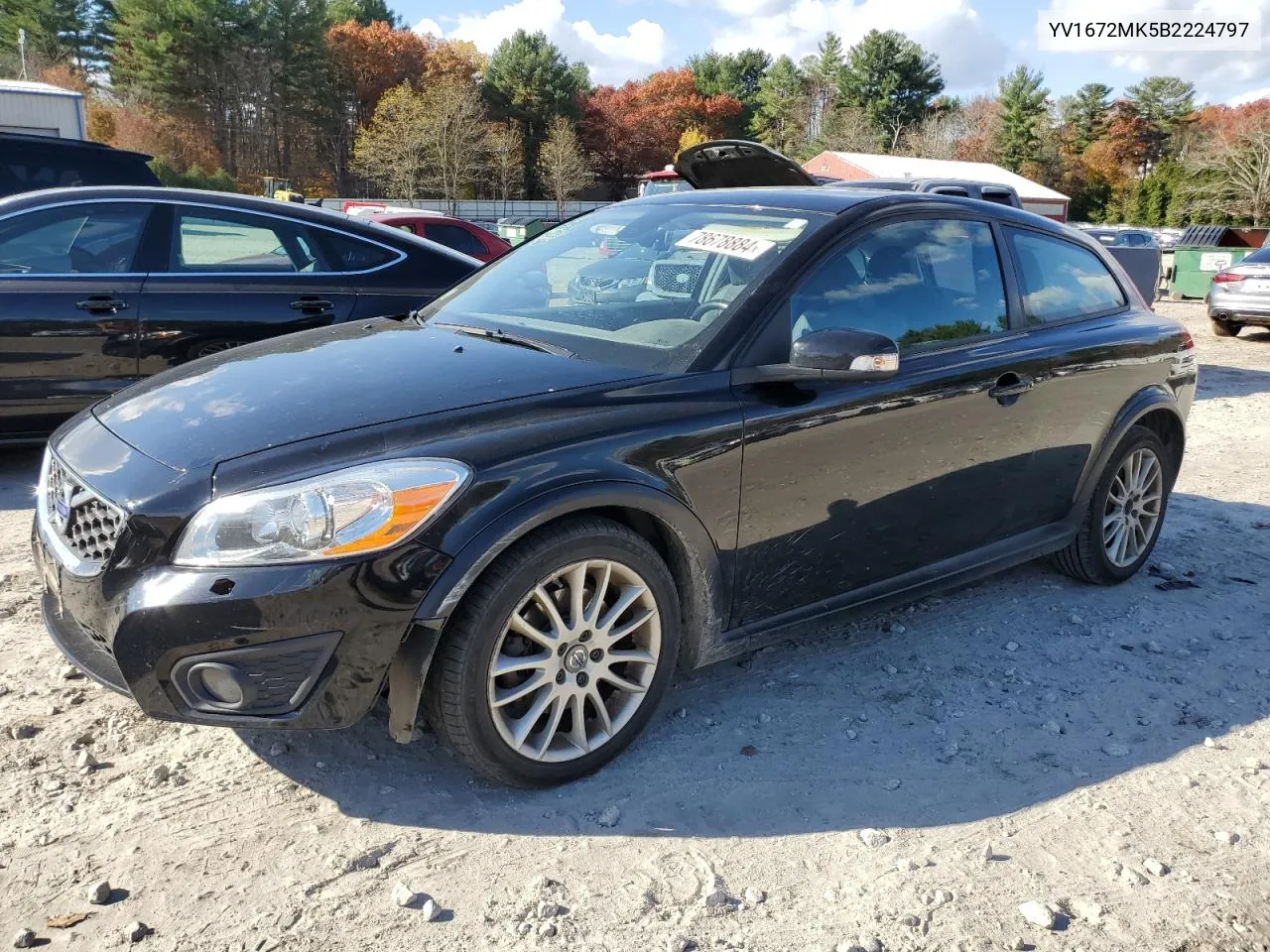 2011 Volvo C30 T5 VIN: YV1672MK5B2224797 Lot: 78678884