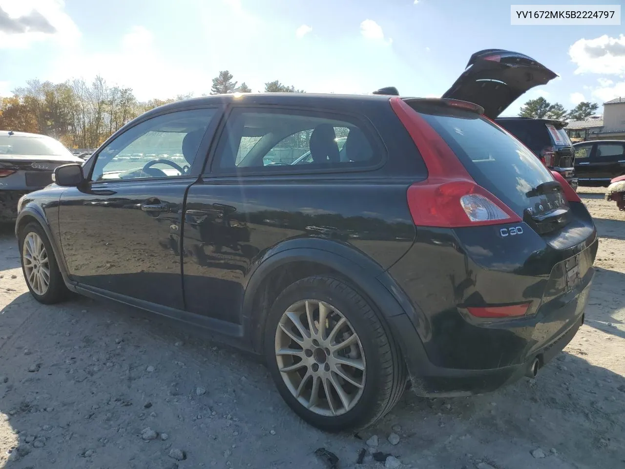 2011 Volvo C30 T5 VIN: YV1672MK5B2224797 Lot: 78678884