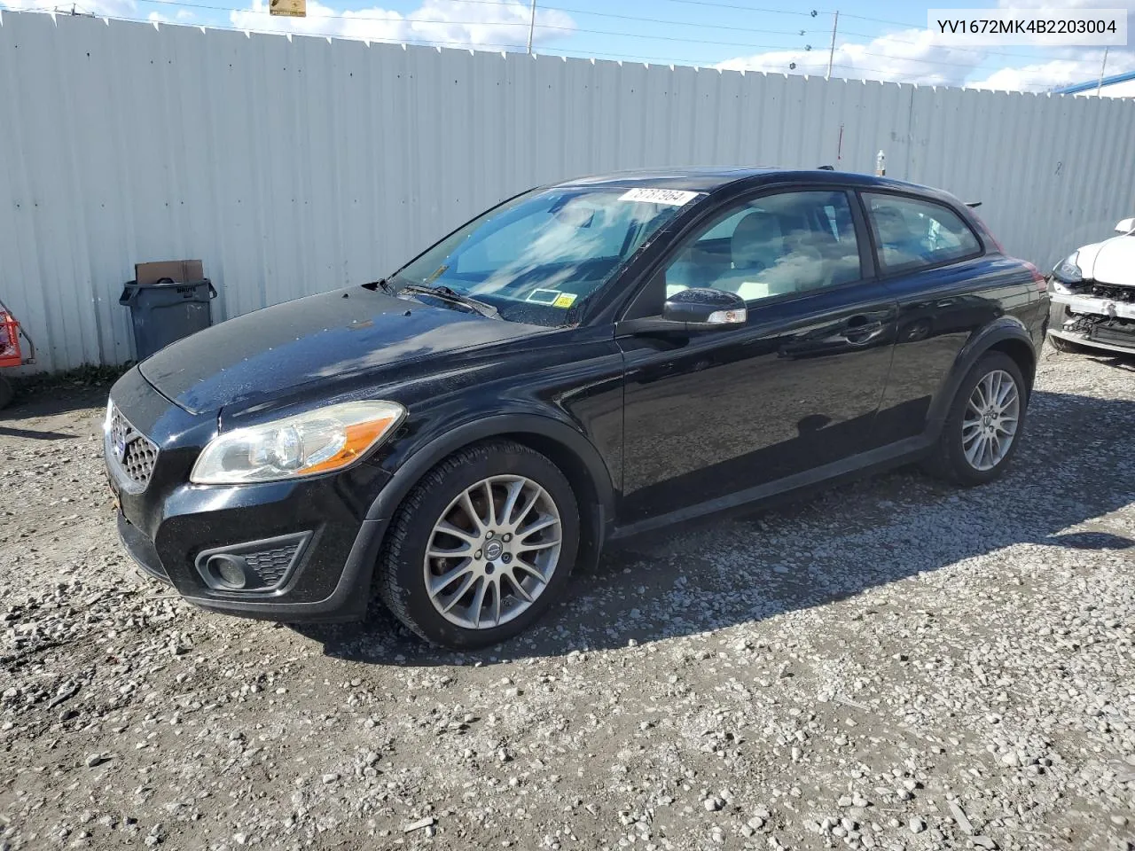 2011 Volvo C30 T5 VIN: YV1672MK4B2203004 Lot: 78787964