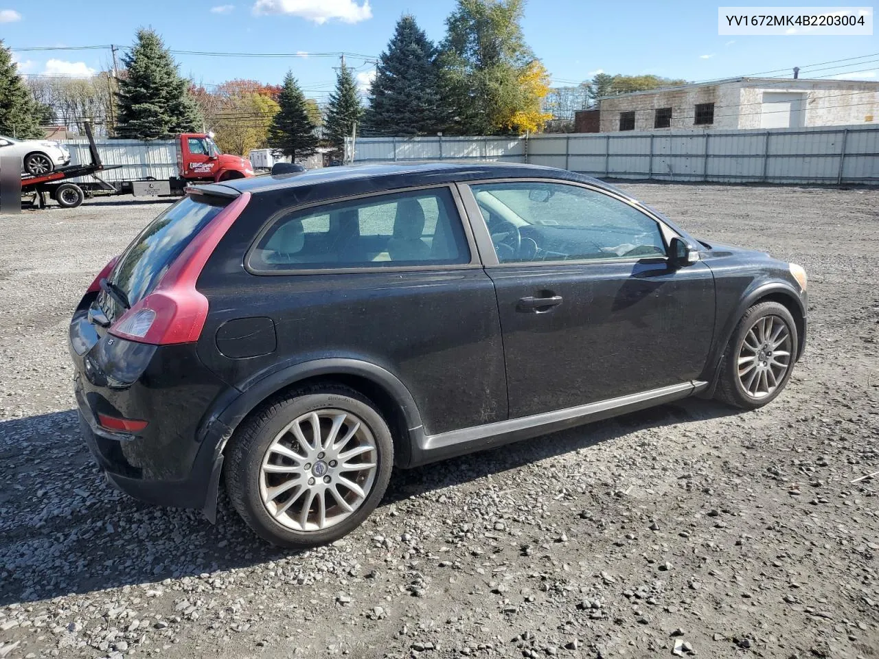 2011 Volvo C30 T5 VIN: YV1672MK4B2203004 Lot: 78787964