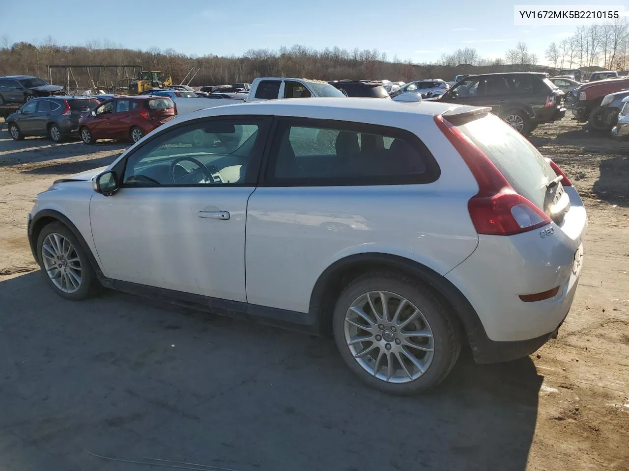 2011 Volvo C30 T5 VIN: YV1672MK5B2210155 Lot: 80138894