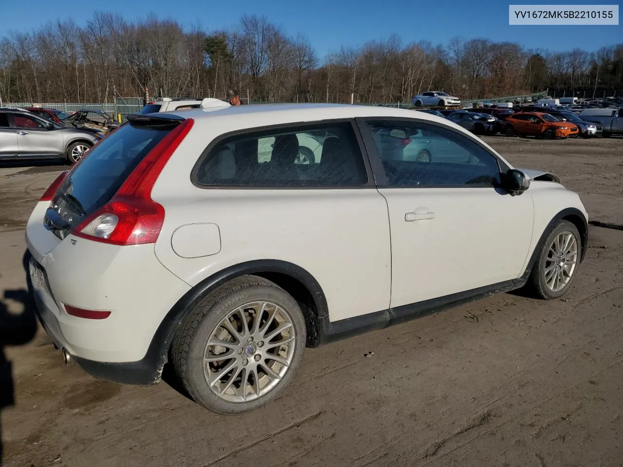 2011 Volvo C30 T5 VIN: YV1672MK5B2210155 Lot: 80138894