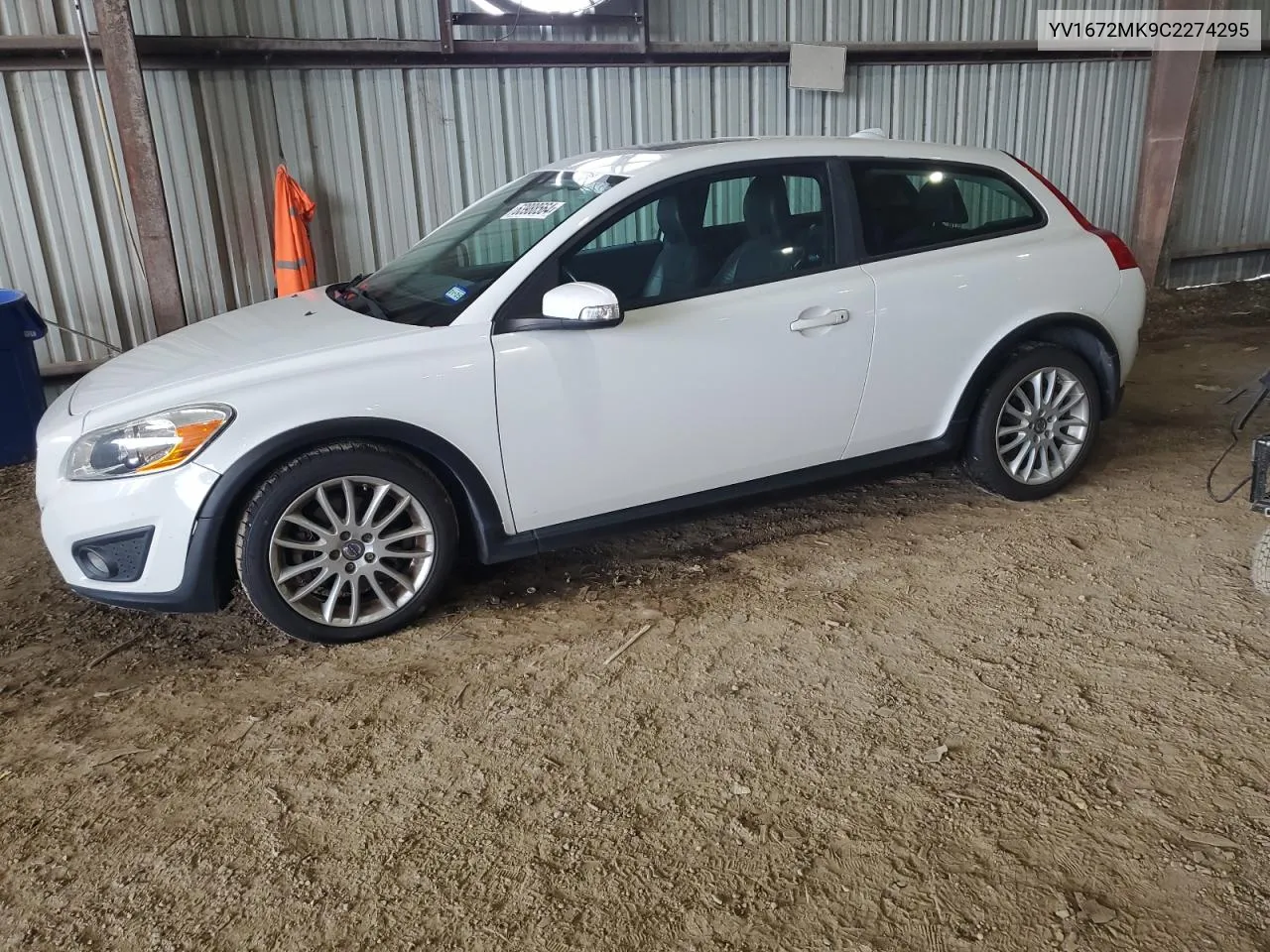 YV1672MK9C2274295 2012 Volvo C30 T5